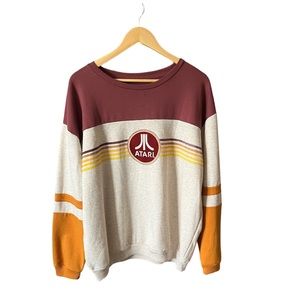 Vintage Retro 80’s Style Atari Crew Neck Sweatshirt